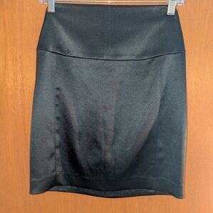 Black Mini Pencil Skirt for Work and Cocktail